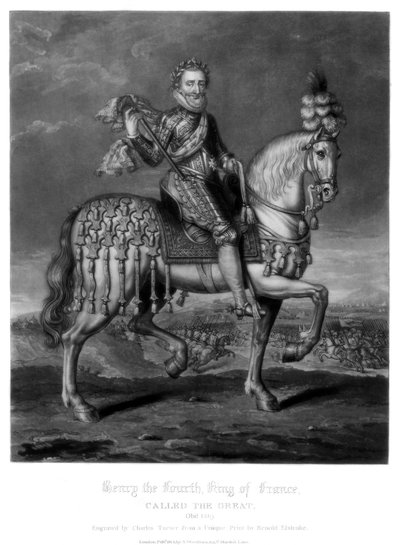 Henry IV, Fransa Kralı, 1816. by Charles Turner