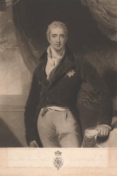 Lord Vikont Castlereagh by Charles Turner