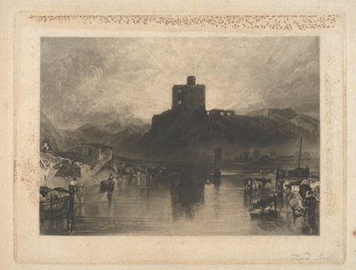 Tweed Nehri üzerindeki Norham Kalesi by Charles Turner