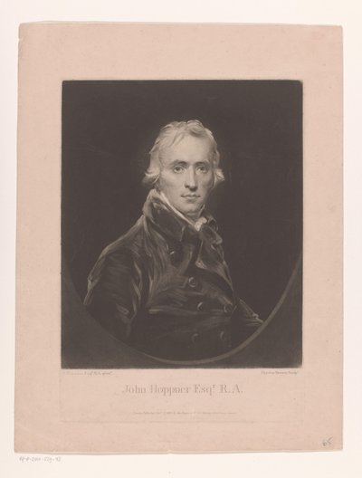 Portret van John Hoppner John Hoppner Esqr. R.A. (nesne üzerindeki başlık) by Charles Turner