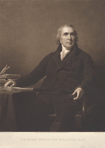 Sir Henry Moncrieff Willwood by Charles Turner