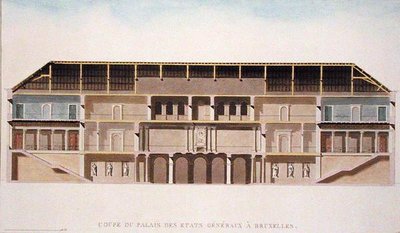 Palais des Etats Generaux, Brüksel, Pierre Jacques Goetghebuer tarafından 