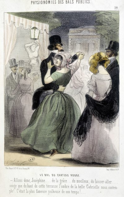 Paris Popüler Balo: Chateau Rouge Balosu by Charles Vernier