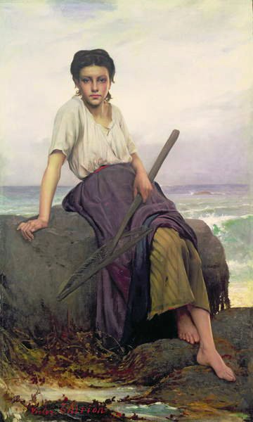 balıkçı kız by Charles Victor Thirion