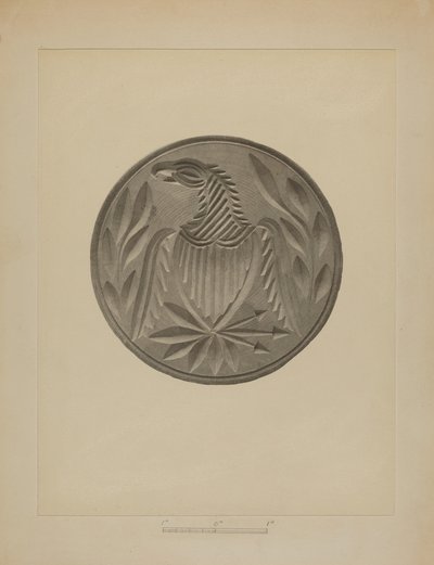 Pa. Alman Tereyağı Damgası by Charles Von Urban