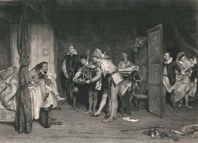 Hırçın Christopher Sinsi Evcilleştirme, c1870. by Charles W. Sharpe