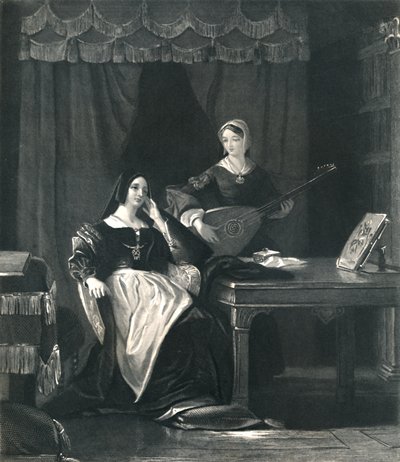 Kraliçe Katherine Kral Henry VIII, c1870 by Charles W. Sharpe