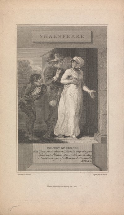 Hatalar Komedisi, Perde II Sc. 2 by Charles Warren