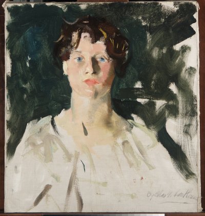bir kadın portresi by Charles Webster Hawthorne