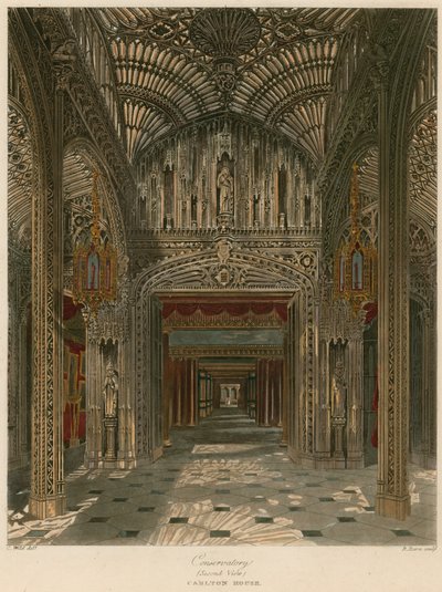 Konservatuar, Carlton House, Londra by Charles Wild
