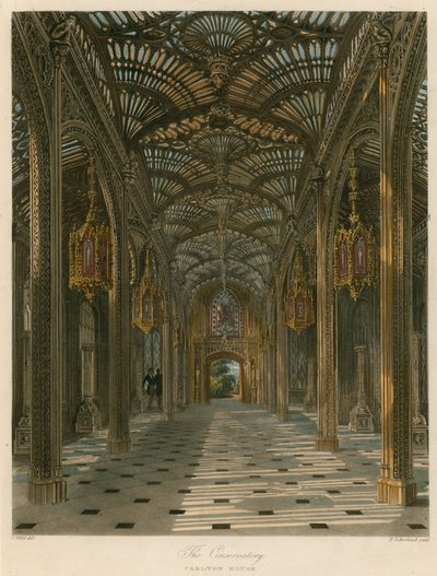 Konservatuar, Carlton House, Londra by Charles Wild