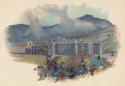 Holyrood Sarayı, c1890 by Charles Wilkinson