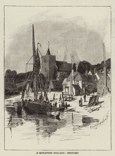 Minyatür Hollanda, Benfleet by Charles William Wyllie