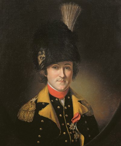 Charles Armand Tretin (1751-93) Marquis de la Rouerie by Charles Willson Peale