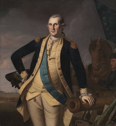 Princeton Savaşı'nda George Washington, c. 1779 (tuval üzerine yağlı boya) by Charles Willson Peale