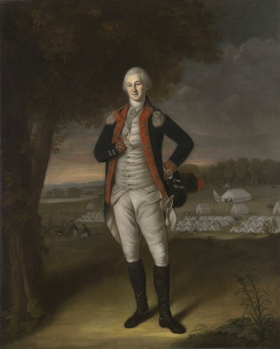 Walter Stewart, 1781 by Charles Willson Peale