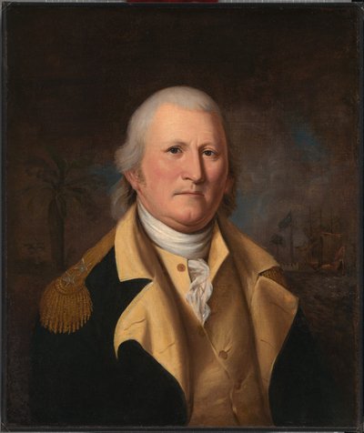 William Moultrie, 1782. by Charles Willson Peale