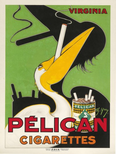 Pelikan Sigaraları, c. 1930. by Charles Yray