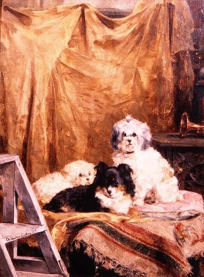 Perde Arasında Dinlenen Kanatlardaki Aktörler by Charles van den Eycken