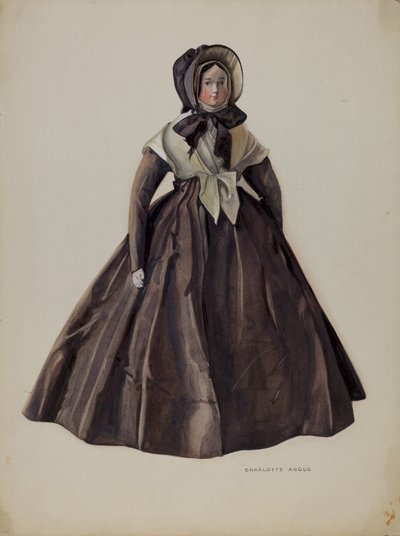 Quaker Kostümlü Bebek by Charlotte Angus