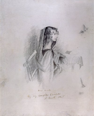 Anne Bronte (1820-49), 1833 by Charlotte Bronte