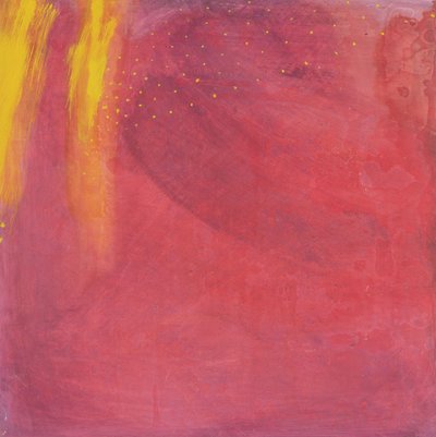 Purple Moon, 1997 (gesso tahtasında yağ ve sır) by Charlotte Johnstone