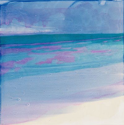 Kaplumbağa Plajı, 2000 (geso üzerine yağ) by Charlotte Johnstone
