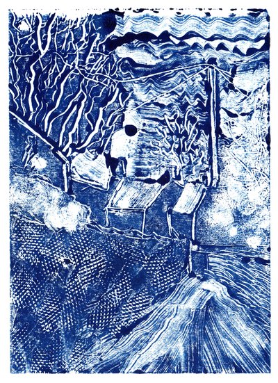 Erken Sabah Yürüyüşü, 2019 (tek baskı) by Charlotte Orr