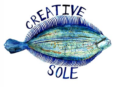 Creative Sole, 2019 (kalem, mürekkep ve sulu boya) by Charlotte Orr