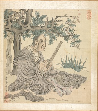 Kadim Ustalardan Sonra Resimler: Bir Lohan [Kuan-hsiu'dan sonra] by Chen Hongshou