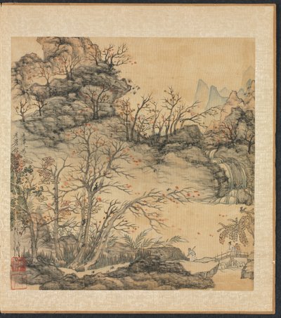 Eski Ustalardan Sonra Resimler: Sonbahar Manzarası, 1598-1652. by Chen Hongshou