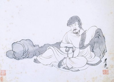 Bir Münzevinin Hayatından Sahne by Chen Hongshou