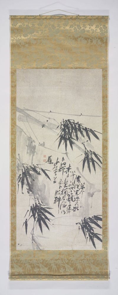 bambu Bambu ile kaydırma boyama by Chen Jiecan