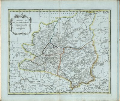 Vyatka Valiliği Genel Haritası, 1791. by Chernoi