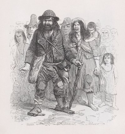 Béranger'in Tüm Eserlerinden Çingeneler, 1836. by Cherrier
