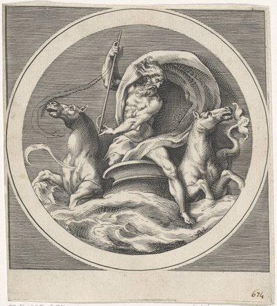 Neptün Tanrılar ve Tanrıçalar (kopyalar) (dizi adı) by Cherubino Alberti (possibly)