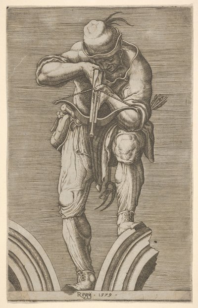 Arbaletle Ateş Eden Adam, 1579. by Cherubino Alberti