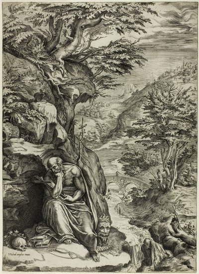 Çölde Aziz Jerome by Cherubino Alberti