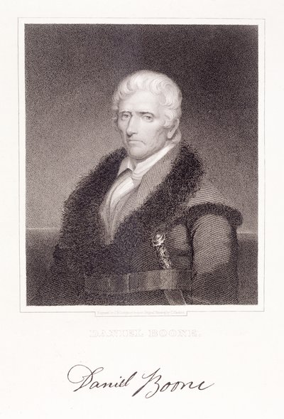 ಡೇನಿಯಲ್ ಬೂನ್ (1736-1813) ಜೇಮ್ಸ್ ಬಾರ್ಟನ್ ಲಾಂಗಕ್ರೆ (1794-1869) ಟರ್ಕಿಯಿಂದ ಕೆತ್ತಲಾಗಿದೆ by Chester Harding