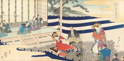 Chiyoda Kasutea l part m f yan, 1897. , 1897. by Chikanobu Yoshu