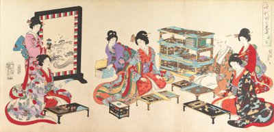Chiyoda Castle Kadınlar Albümü, 1895., 1895. by Chikanobu Yoshu