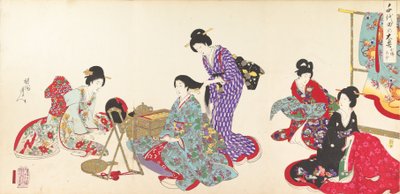 Chiyoda Castle Kadınlar Albümü, 1895., 1895. by Chikanobu Yoshu