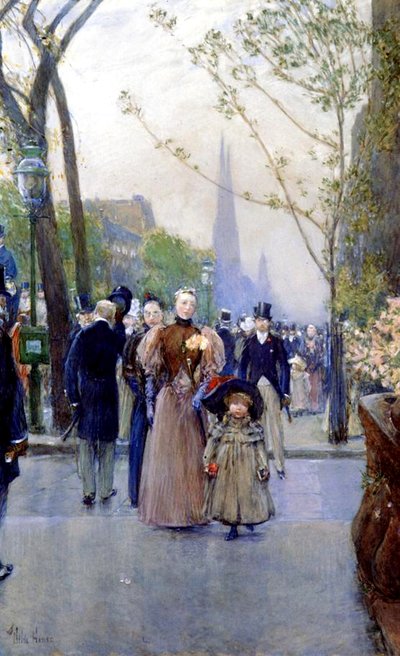 5. Cadde, Pazar by Childe Frederick Hassam