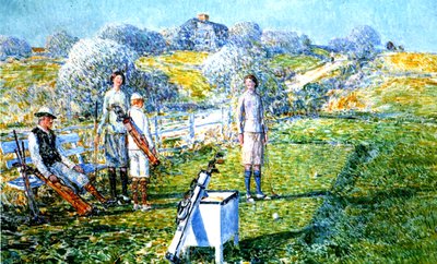 Golf Oyunu by Childe Frederick Hassam