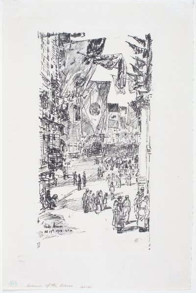 Müttefikler Caddesi, Şehir Caddesi (5. Cadde) by Childe Frederick Hassam