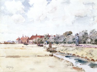 kanal sahnesi by Childe Frederick Hassam