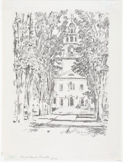Sömürge Kilisesi, Gloucester by Childe Frederick Hassam