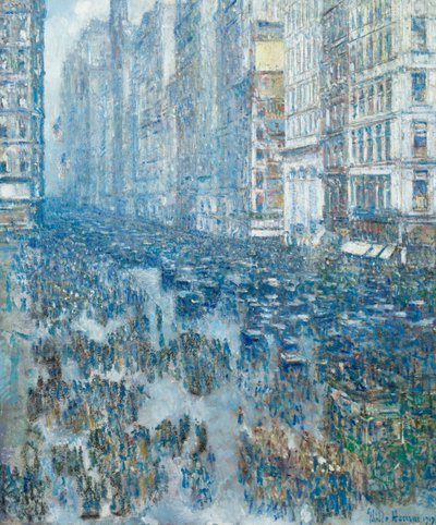Beşinci cadde by Childe Frederick Hassam