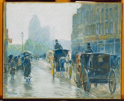 Atlı Kabinler, New York by Childe Frederick Hassam
