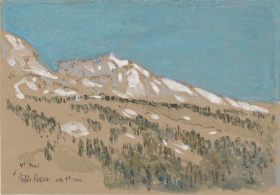 Hood Dağı by Childe Frederick Hassam
